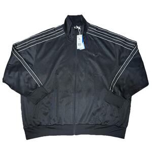 NWT Men's 2XL Genuine Adidas FS Track Top Black IX6713 New OG Retro